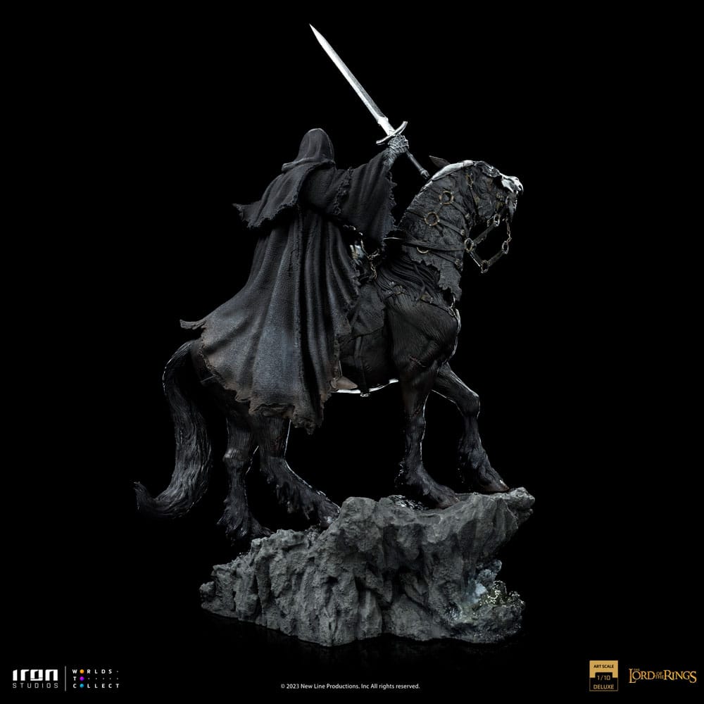 Lord Of The Rings Deluxe Art Scale Statue 1/10 Nazgul on Horse 42 cm