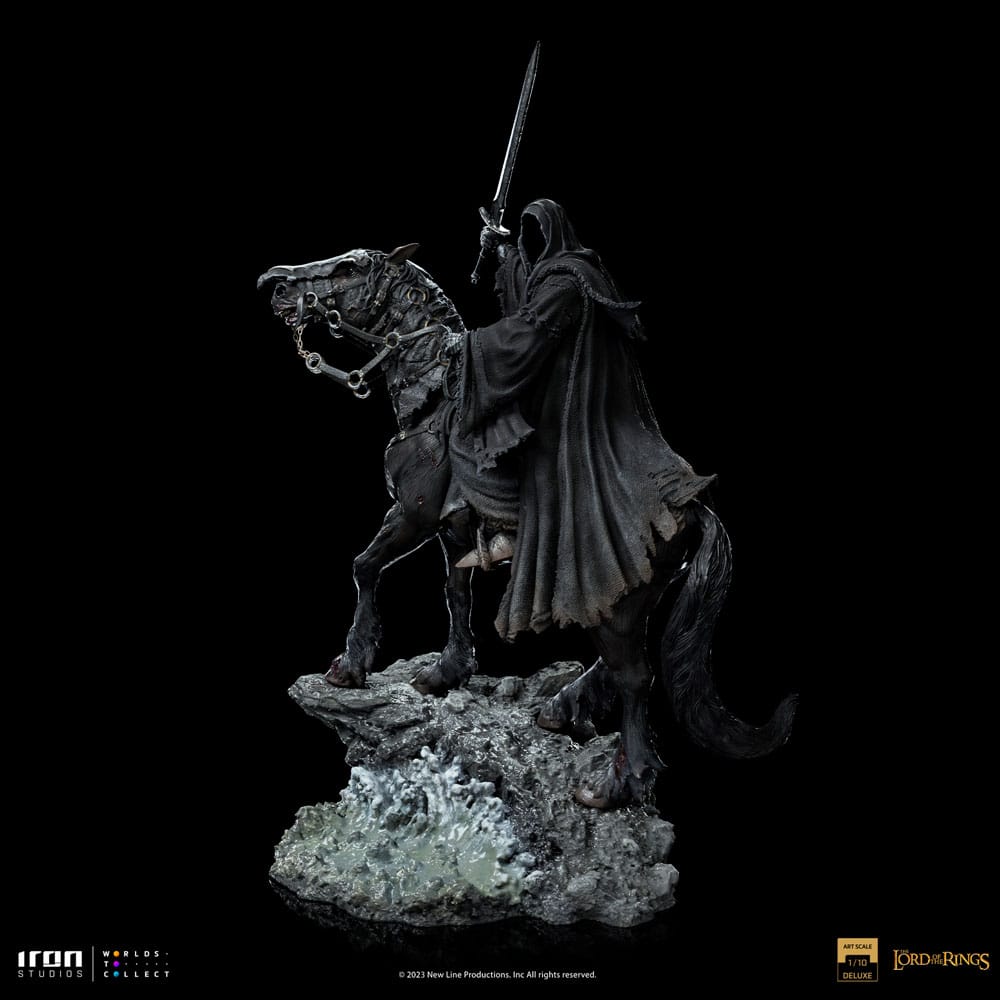 Lord Of The Rings Deluxe Art Scale Statue 1/10 Nazgul on Horse 42 cm