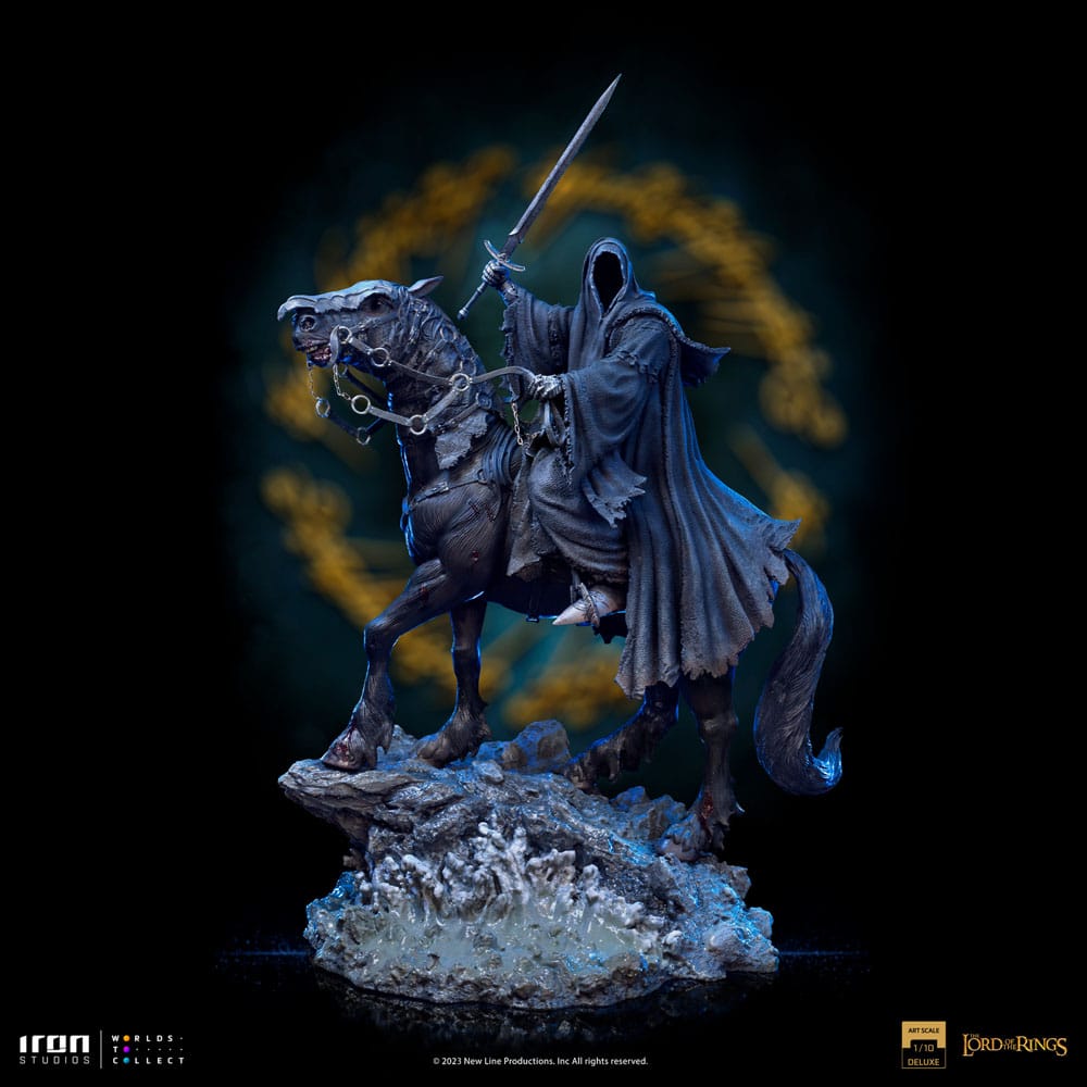 Lord Of The Rings Deluxe Art Scale Statue 1/10 Nazgul on Horse 42 cm