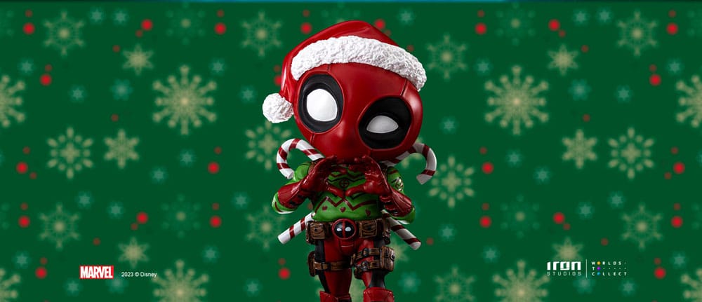 X-Men Mini Co. PVC Figure Deadpool Christmas Version 15 cm