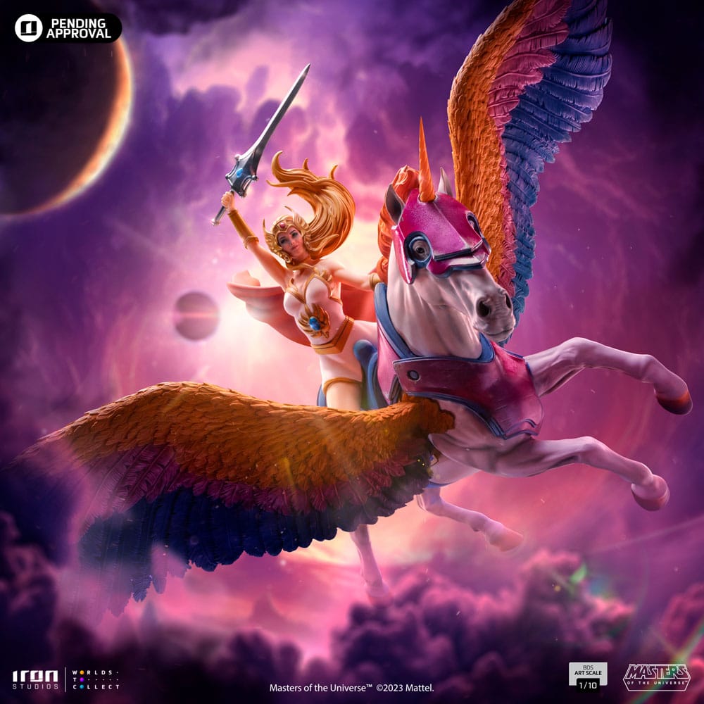 Masters of the Universe BDS Art Scale Statue 1/10 She-Ra and Swiftwind 42 cm