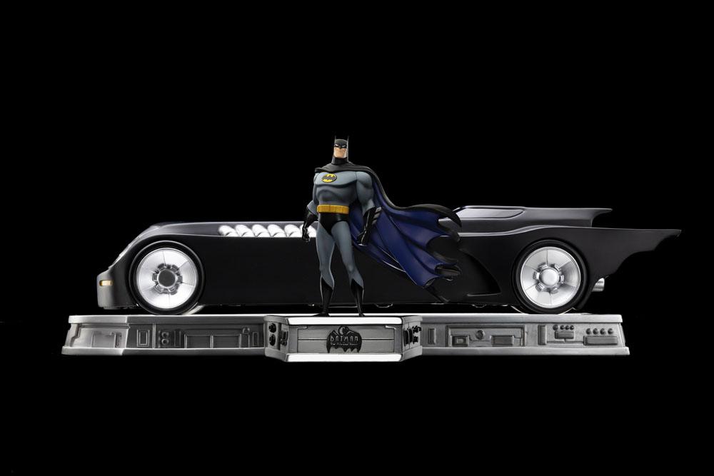 Batman The Animated Series (1992) Art Scale Set Deluxe 1/10 Batman and Batmobile 24 cm