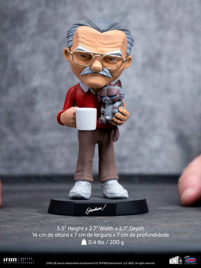 Stan Lee Mini Co. PVC Figure Stan Lee with Grumpy Cat 14 cm