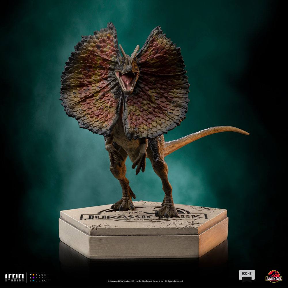 Jurassic World Icons Statue Dilophosaurus 9 cm