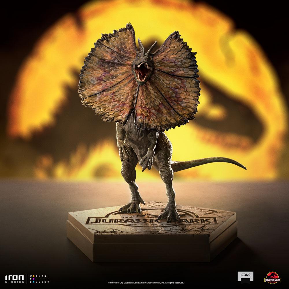 Jurassic World Icons Statue Dilophosaurus 9 cm