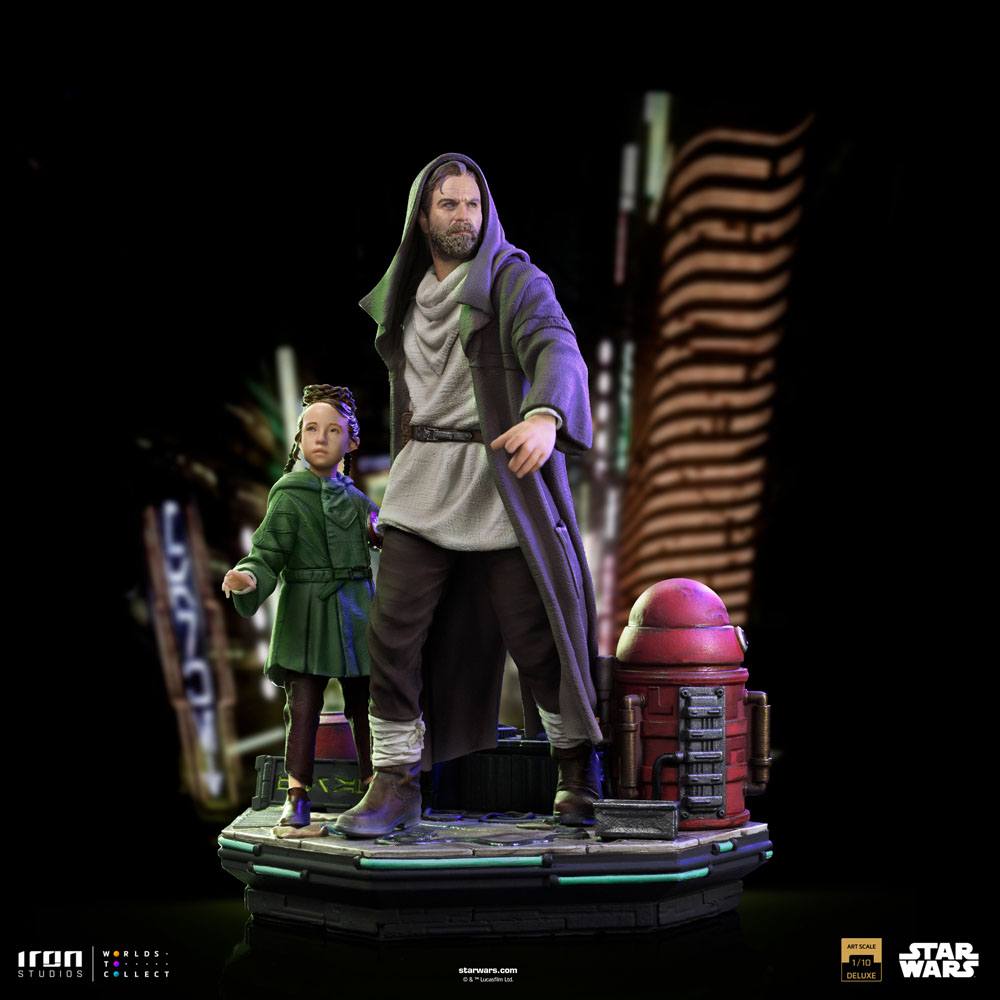 Star Wars: Obi-Wan Kenobi Deluxe Art Scale Statue 1/10 Obi-Wan & Young Leia 20 cm