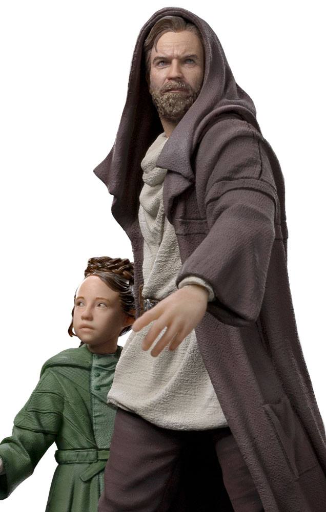 Star Wars: Obi-Wan Kenobi Deluxe Art Scale Statue 1/10 Obi-Wan & Young Leia 20 cm