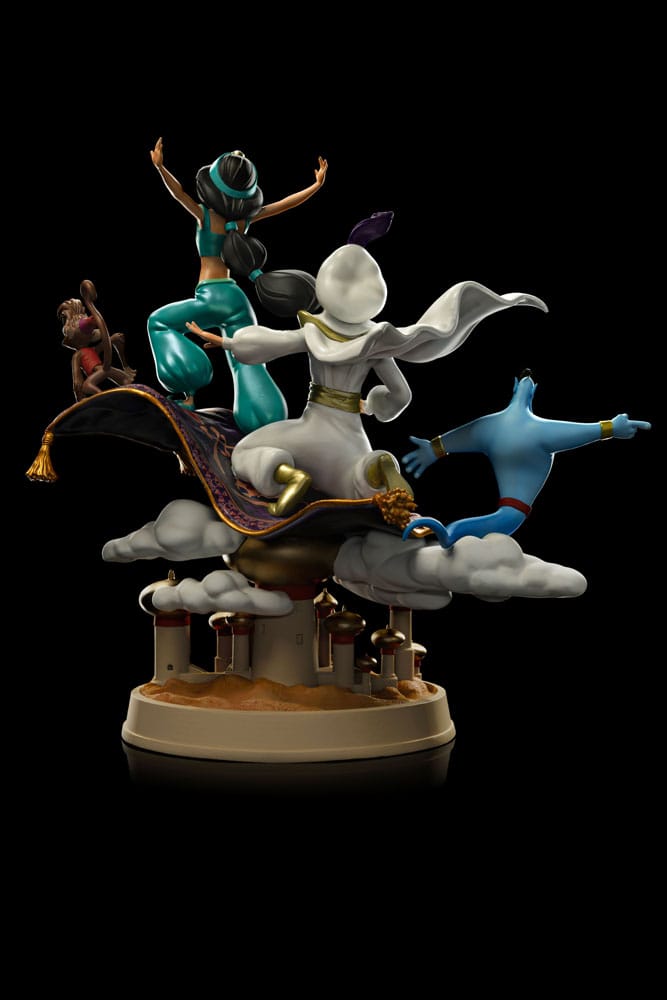 Disney Deluxe Art Scale Statue 1/10 Aladdin and Yasmine 30 cm