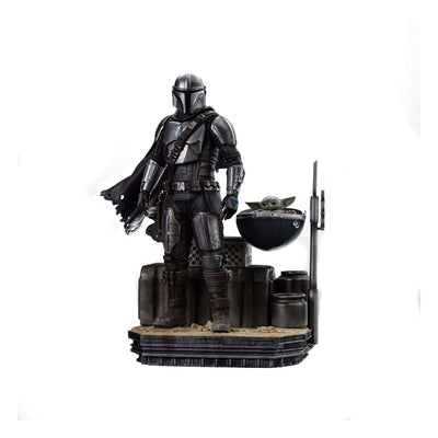 Star Wars The Mandalorian Scale Statue 1/10 Din Djarin and Din Grogu 21 cm