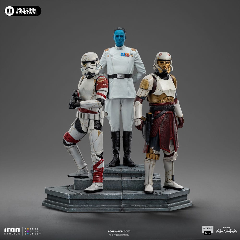 Star Wars Ahsoka Art Scale Statue 1/10 Grand Admiral Thrawn 25 cm