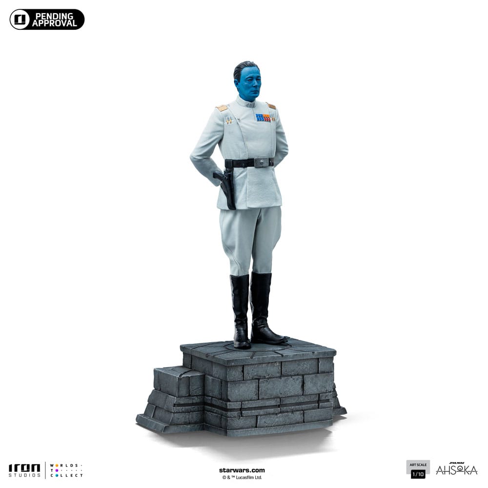 Star Wars Ahsoka Art Scale Statue 1/10 Grand Admiral Thrawn 25 cm