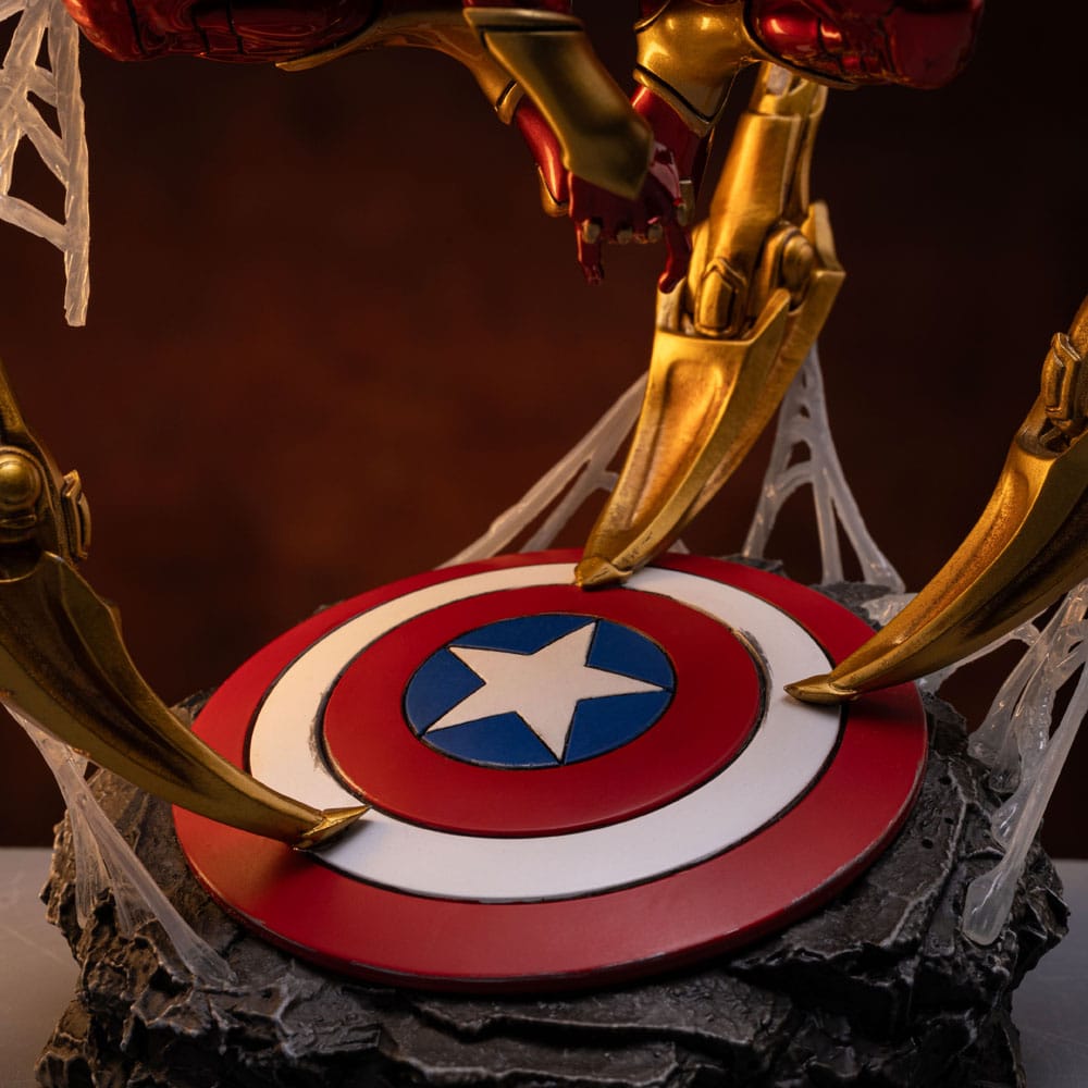 Marvel Art Scale Deluxe Statue 1/10 Spider-man Iron Armor Comics (CCXP Exclusive 2024) 24 cm