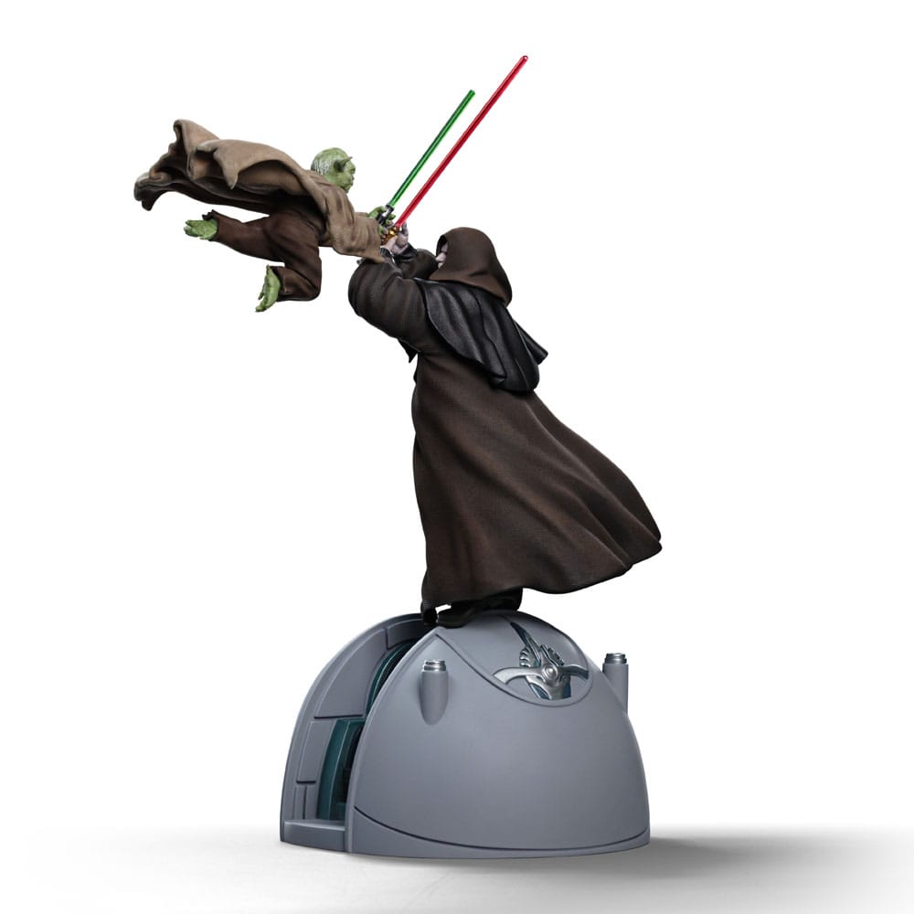 Star Wars Deluxe Art Scale Statue 1/10 Yoda vs Emperor Palpatine (CCXP Exclusive 2024) 31 cm