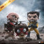 Deadpool &amp; Wolverine Mini Co. PVC Figure Deadpool and Wolverine set Unmasked 14 cm