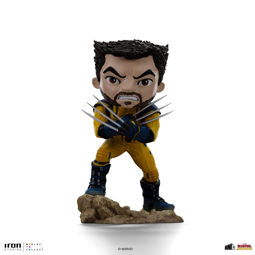 Deadpool &amp; Wolverine Mini Co. PVC Figure Deadpool and Wolverine set Unmasked 14 cm