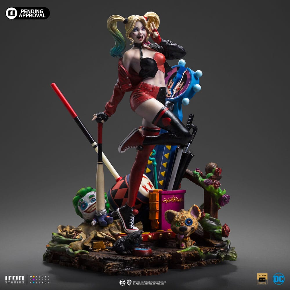 DC Comics Deluxe Art Scale Statue 1/10 Harley Quinn (Gotham City Sirens) 22 cm