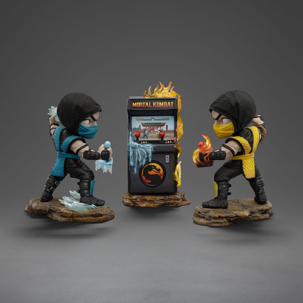 Mortal Kombat Mini Co. PVC Figures Scorpion vs. Subzero Arcade Set 15 cm - Damaged packaging