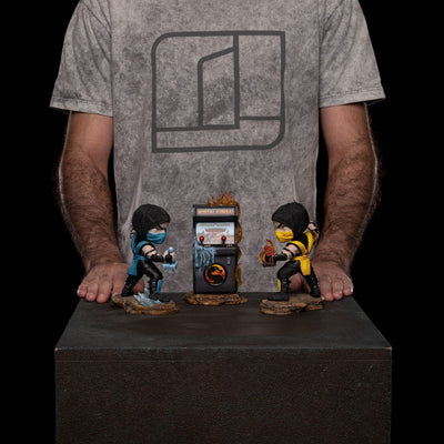 Mortal Kombat Mini Co. PVC Figures Scorpion vs. Subzero Arcade Set 15 cm - Damaged packaging