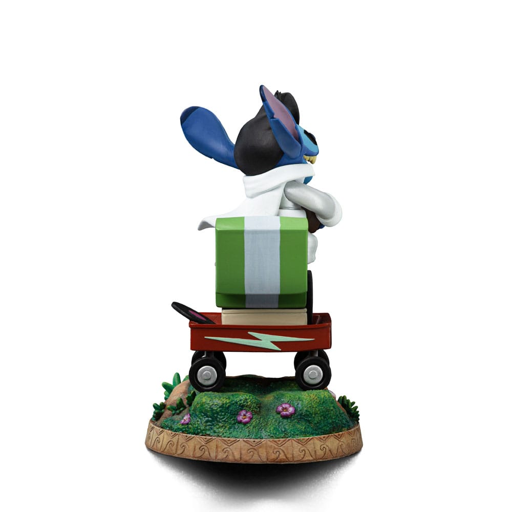 Lilo &amp; Stitch Art Scale Statue 1/10 Stitch King of Rock 17 cm