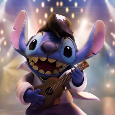 Lilo & Stitch Art Scale Statue 1/10 Stitch King of Rock 17 cm