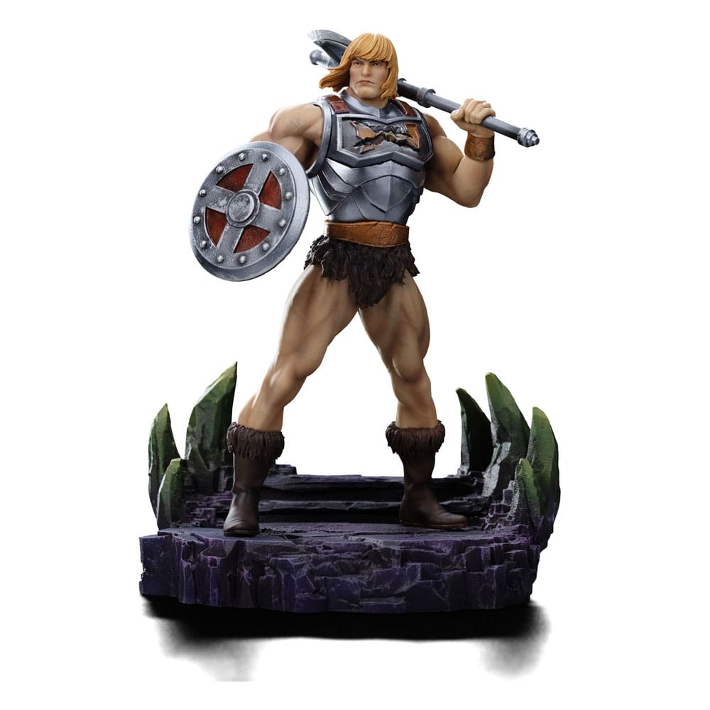Masters of the Universe Art Scale Statue 1/10 He-Man Battle Armor Version heo Exclusive 23 cm    - Damaged packaging