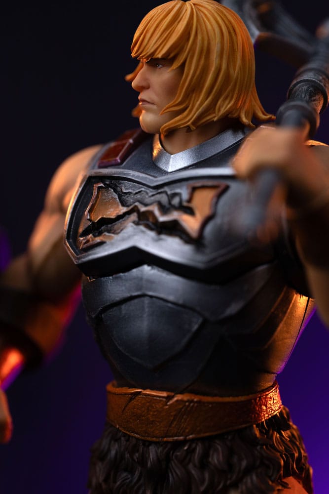 Masters of the Universe Art Scale Statue 1/10 He-Man Battle Armor Version heo Exclusive 23 cm    - Damaged packaging