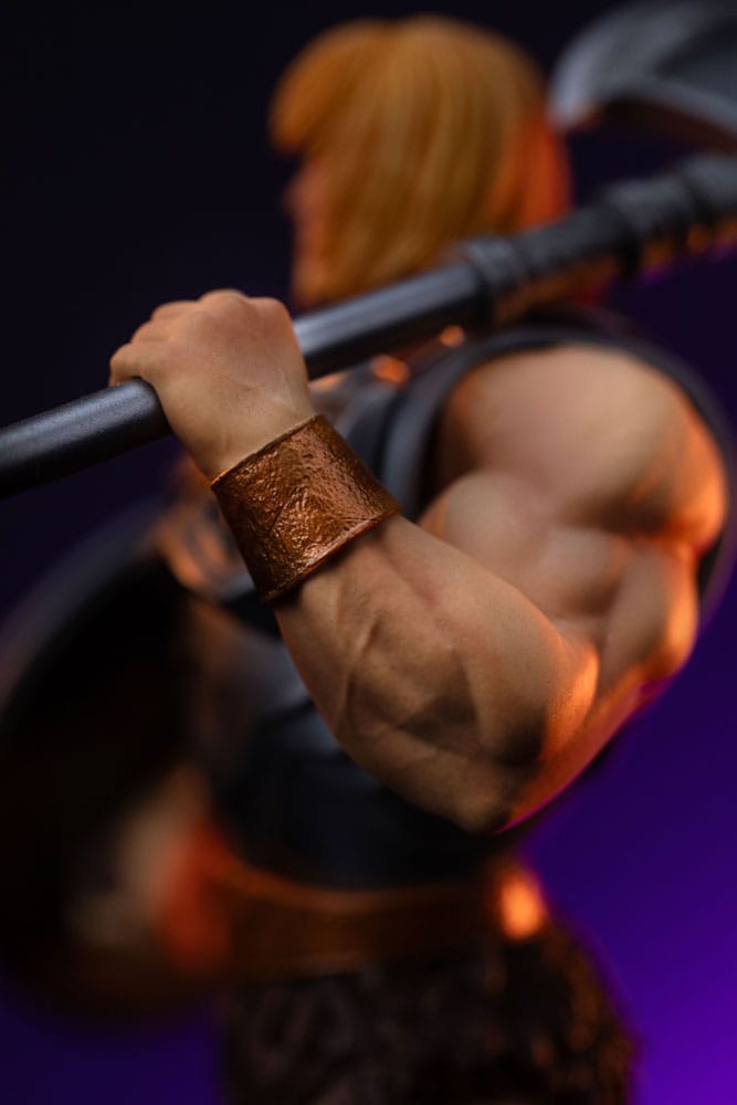 Masters of the Universe Art Scale Statue 1/10 He-Man Battle Armor Version heo Exclusive 23 cm    - Damaged packaging