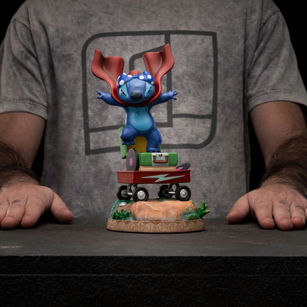 Lilo & Stitch Art Scale Statue 1/10 Stitch Laundry 19 cm