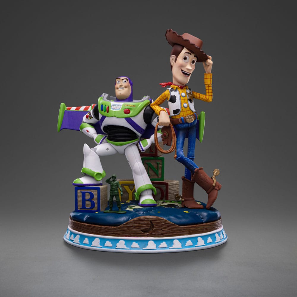 Toy Story Deluxe Art Scale Statue 1/10 Buzz & Woody 38 cm