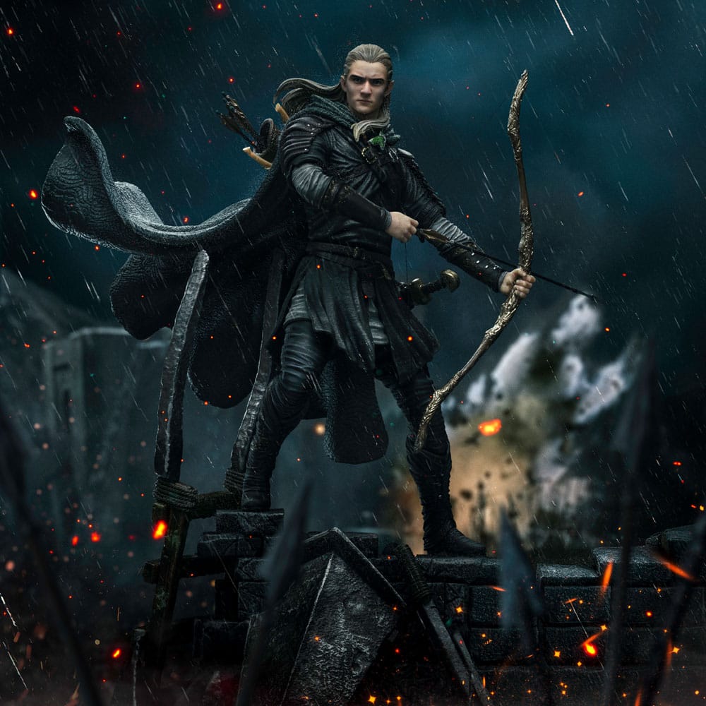 The Lord of the Rings Art Scale Statue 1/10 Legolas Unleashed 29 cm