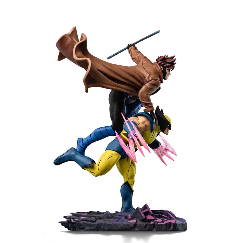 Marvel Deluxe Art Scale Statue 1/10 X-Men´97 Gambit & Wolverine 29 cm   - Damaged packaging