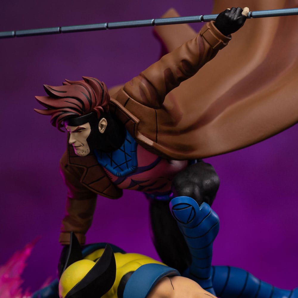 Marvel Deluxe Art Scale Statue 1/10 X-Men´97 Gambit & Wolverine 29 cm   - Damaged packaging