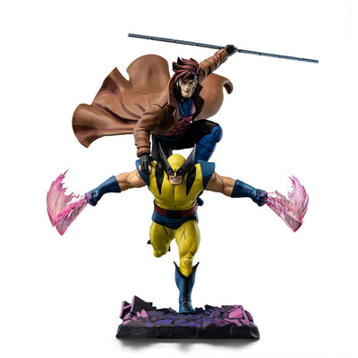 Marvel Deluxe Art Scale Statue 1/10 X-Men´97 Gambit & Wolverine 29 cm   - Damaged packaging