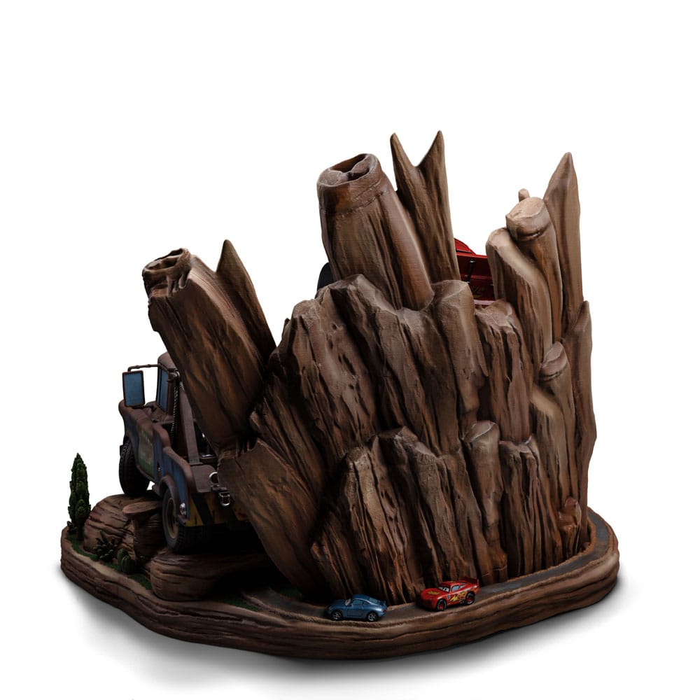 Cars Deluxe Art Scale Statue 1/10 Lightning Mcqueen &amp; Tow Mater 31 cm