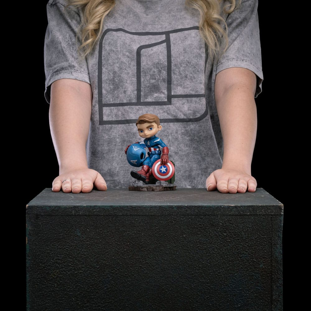 Avengers Infinity Saga Mini Co. PVC Figure Captain America 14 cm - Damaged packaging