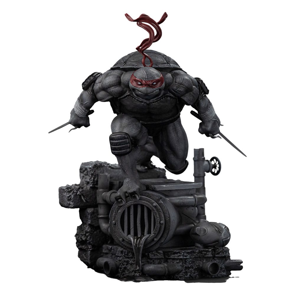 Teenage Mutant Ninja Turtles Art Scale Statue 1/10 Raphael Black and White Variant 26 cm heo exclusive - Damaged packaging