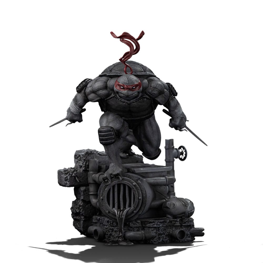 Teenage Mutant Ninja Turtles Art Scale Statue 1/10 Raphael Black and White Variant 26 cm heo exclusive - Damaged packaging