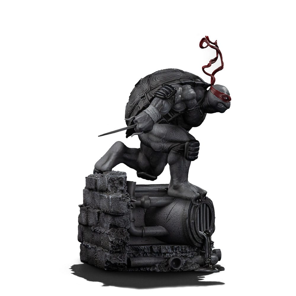 Teenage Mutant Ninja Turtles Art Scale Statue 1/10 Raphael Black and White Variant 26 cm heo exclusive - Damaged packaging
