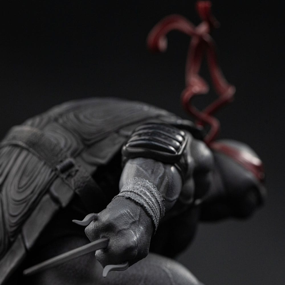Teenage Mutant Ninja Turtles Art Scale Statue 1/10 Raphael Black and White Variant 26 cm heo exclusive - Damaged packaging