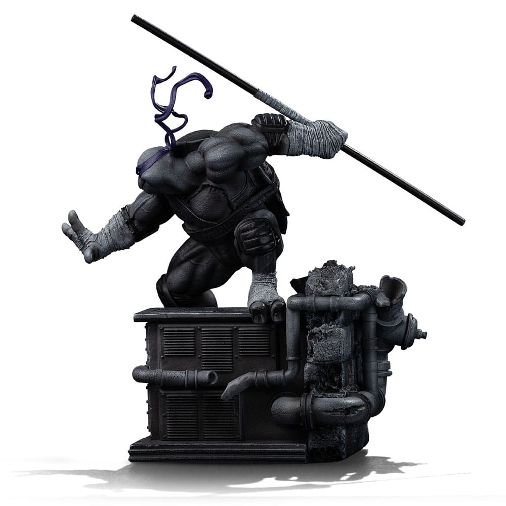 Teenage Mutant Ninja Turtles Art Scale Statue 1/10 Donatello Black and White Variant 26 cm heo exclusive