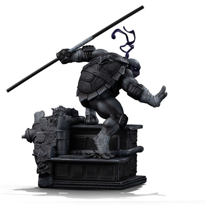 Teenage Mutant Ninja Turtles Art Scale Statue 1/10 Donatello Black and White Variant 26 cm heo exclusive