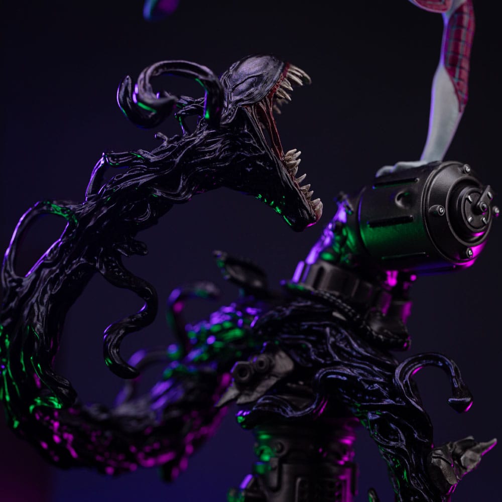 Spider-Man vs Villains Art Scale Statue 1/10 Ghost Spider Diorama  34 cm