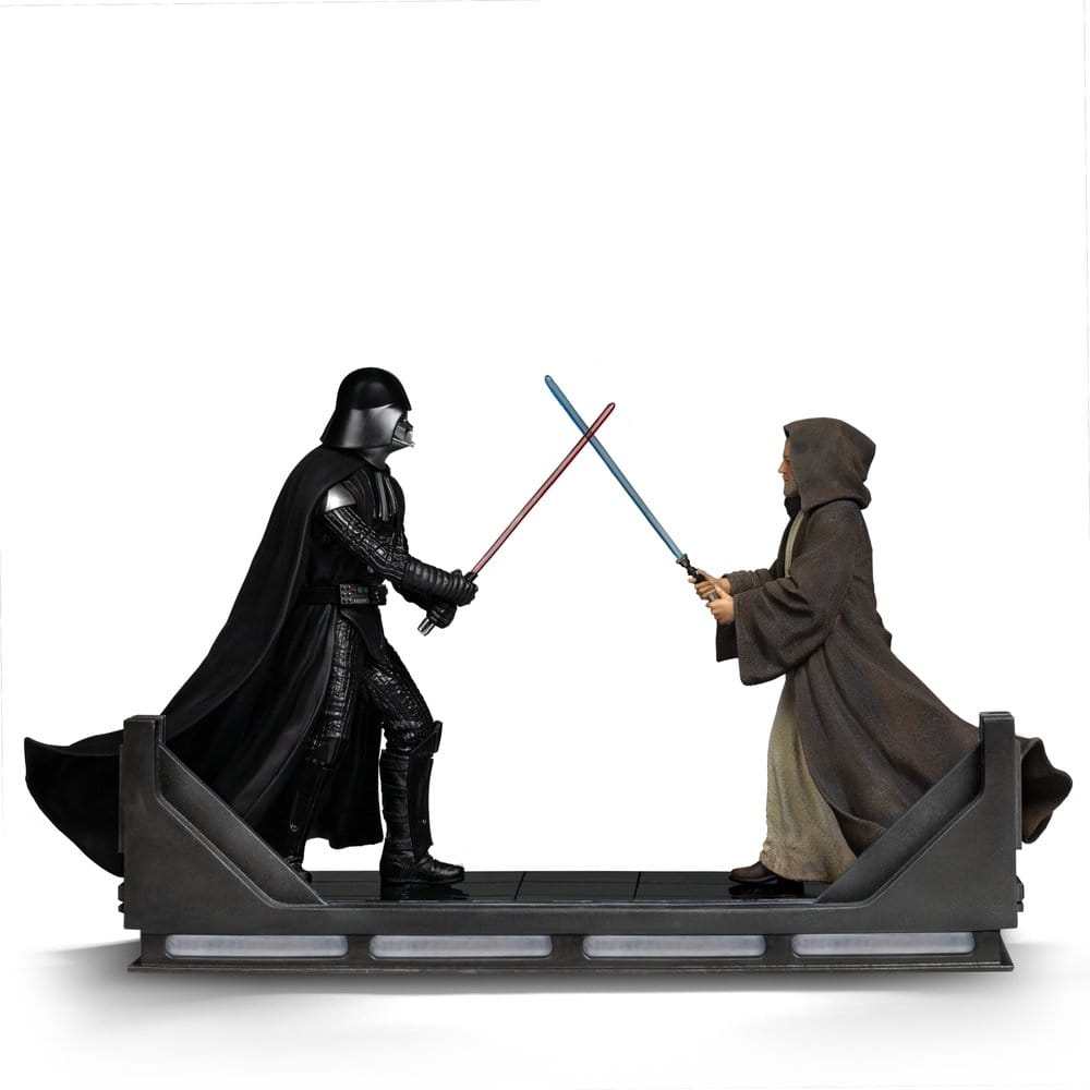 Star Wars Deluxe Art Scale Statue 1/10 Darth Vader Vs Obi-Wan Kenobi (CCXP Exclusive 2025) 24 cm - Damaged packaging