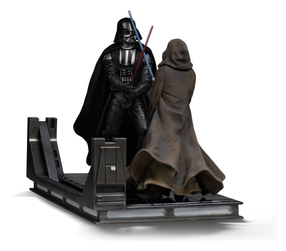 Star Wars Deluxe Art Scale Statue 1/10 Darth Vader Vs Obi-Wan Kenobi (CCXP Exclusive 2025) 24 cm - Damaged packaging