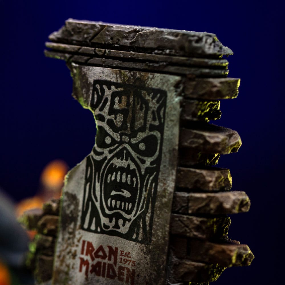 Iron Maiden Art Scale Statue 1/10 Eddie 50th Year Anniversary 22 cm