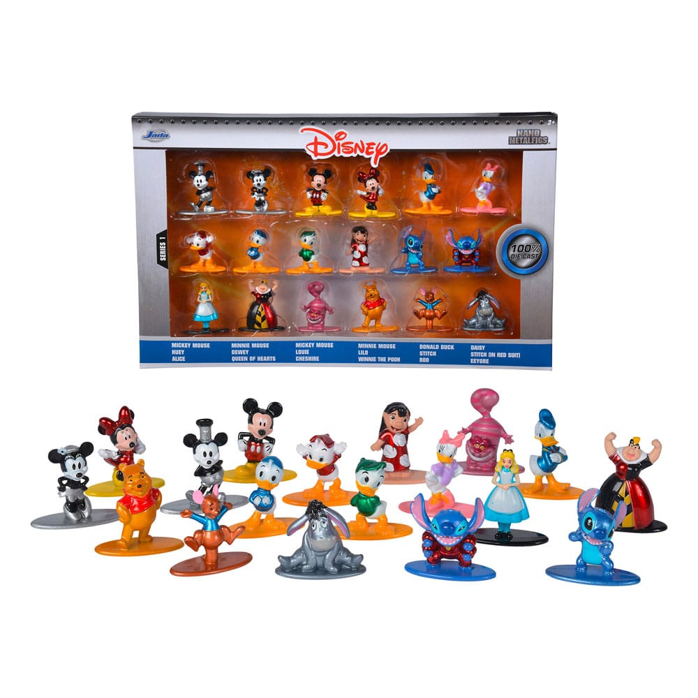 Disney Nano Metalfigs Diecast Mini Figures 18-Pack Wave 1 4 cm