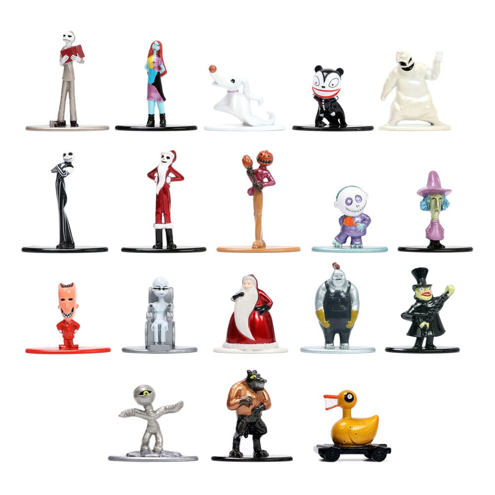 Nightmare before Christmas Nano Metalfigs Diecast Mini Figures 18-Pack 4 cm