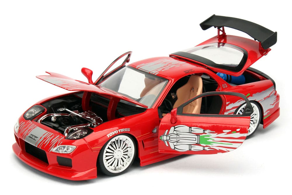 Fast & Furious Diecast Model 1/24 1993 Mazda RX-7