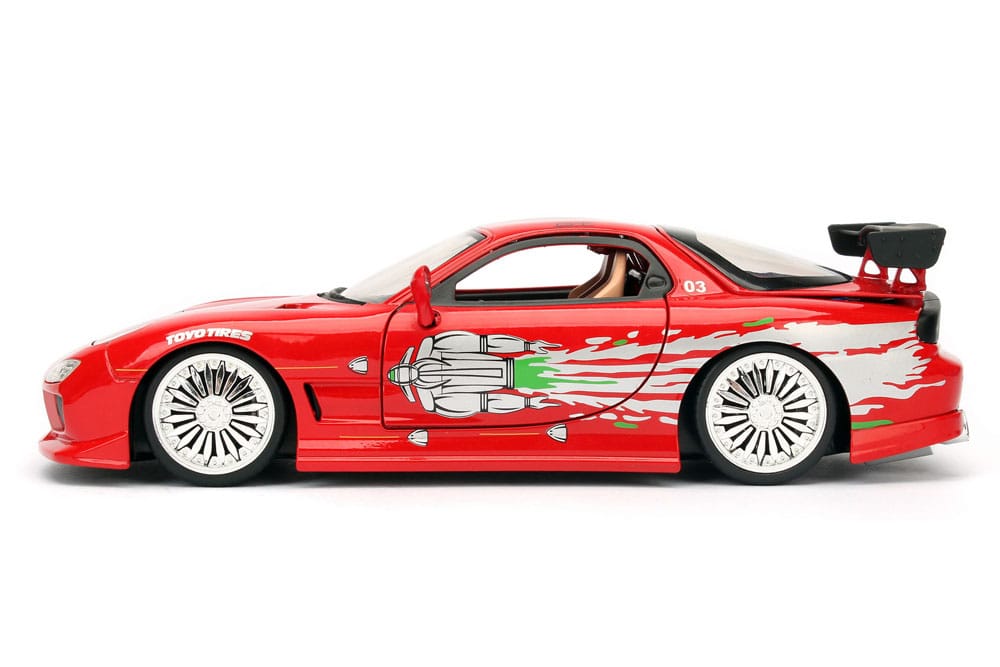 Fast &amp; Furious Diecast Model 1/24 1993 Mazda RX-7