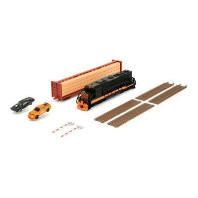 Fast &amp; Furious Nano Metalfigs Nano Scene Train Scene